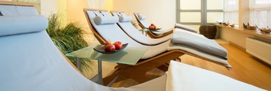 Beauty resort with resting space