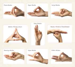 Set of 9 mudras