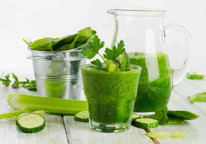 Healthy green smoothie